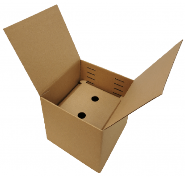 kast Amfibisch haar Gestanste doos van golfkarton met in de hoogte verstelbare fixeerinzet |  verpakking online